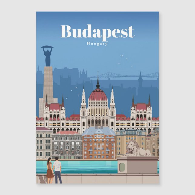 Art de voyage Voyage à Budapest (Devant)