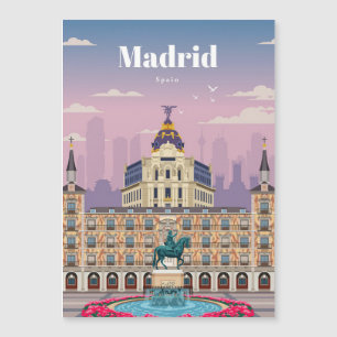 Art de voyage Voyage à Madrid Espagne