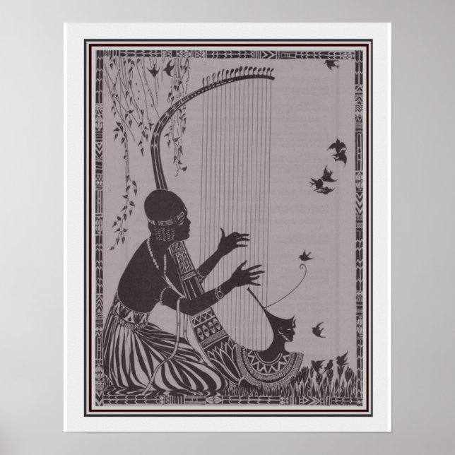 Art déco africain Imprimer 16x20 ca. 1927 (Devant)