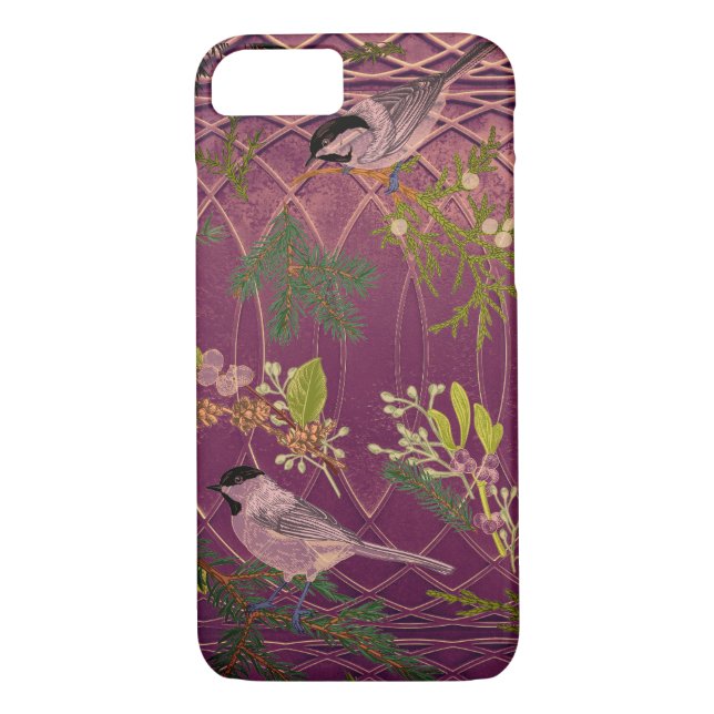 Art déco avec oiseaux iPhone / coque ipad (Dos)
