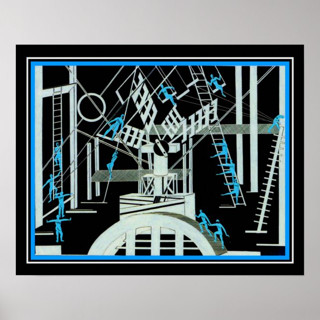 Art Déco 'Ballet satanique' - Aleksandra Ekster 19 (Devant)