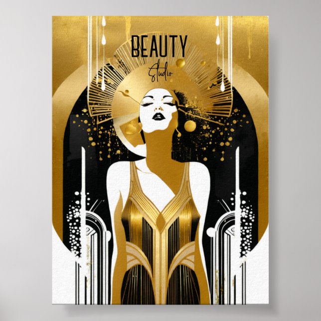 Art déco beauté féminine (Devant)