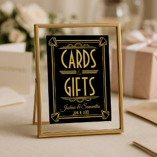 Art Déco Cartes et tableau cadeaux