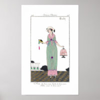 Art Deco Charles Martin Fashion Plate Print Poster