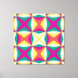 Art Déco Colorful Swirl Retro Art Abstrait