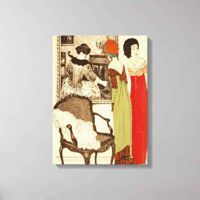 Art Déco ~ Dames et peinture (Recto)
