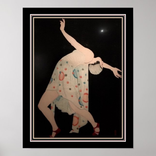 Art Déco Dancer Imprimer ca. 1926 (Devant)
