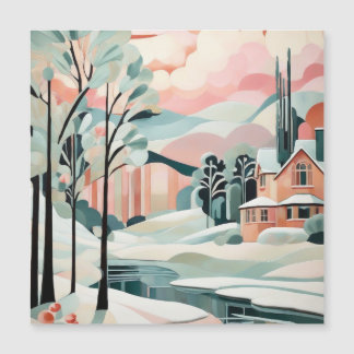 Art déco de Noël [ conception magnétique]