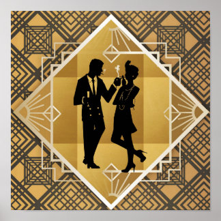 Art déco des années 1920. Frappe.