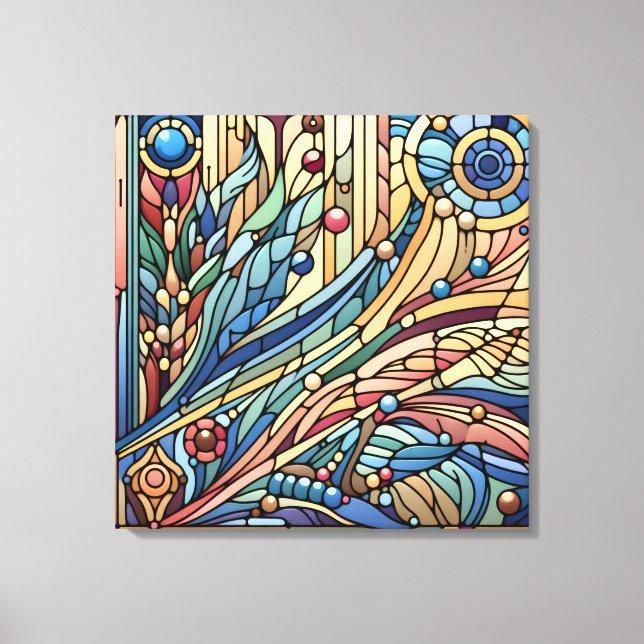 Art Déco Design Canvas Art (Recto)
