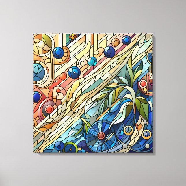 Art Déco Design Canvas Art (Recto)