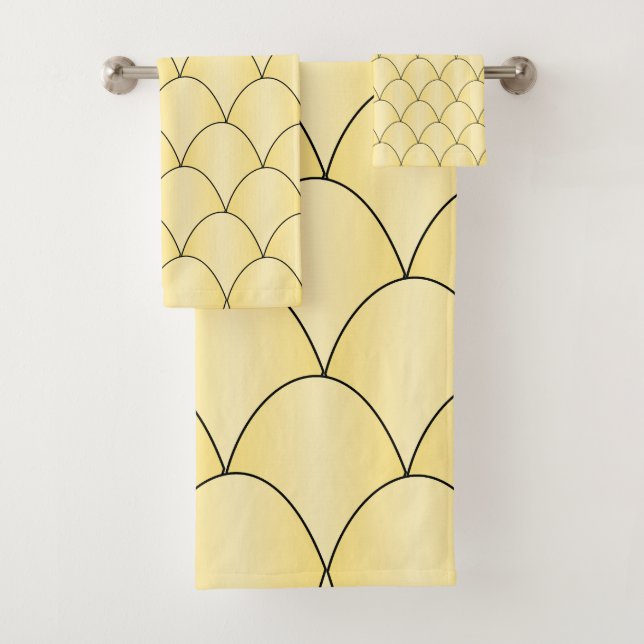 Art Deco Design Yellow (En situation)