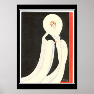 Art Deco Diva Star affiche vintage impression