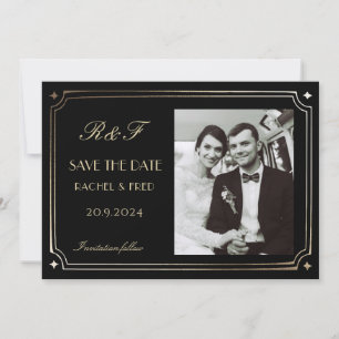 Art Déco élégant Black Gold 20s Classic