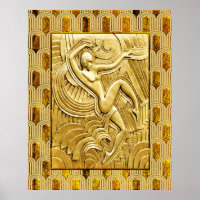 Art Déco Follies Bergere - Maurice Pico Poster.