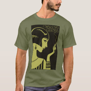 Art déco fumant le T-shirt