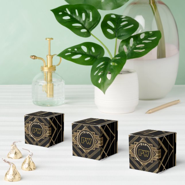 Art Déco Gatsby Monogram Design Ballotins (Multiple)