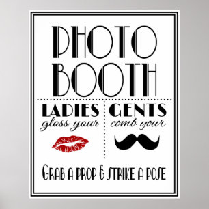 Art Déco Gatsby style PHOTO BOOTH print