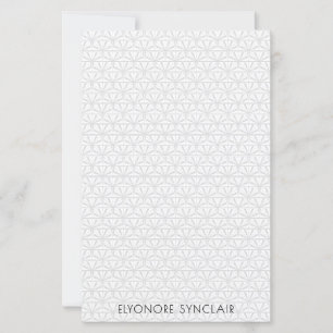 Art déco géométrique minimal élégant personnalisé