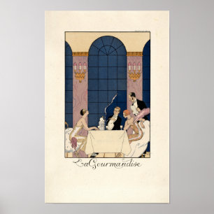 Art Déco "La Gourmandise" de George Barbier