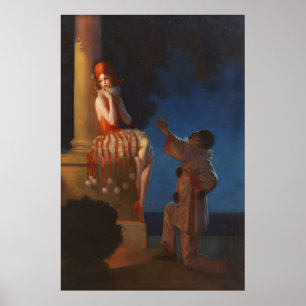 Art déco La proposition d'Edward Eggleston Poster