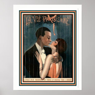 Art Déco La Vie Parisienne 16 x 20