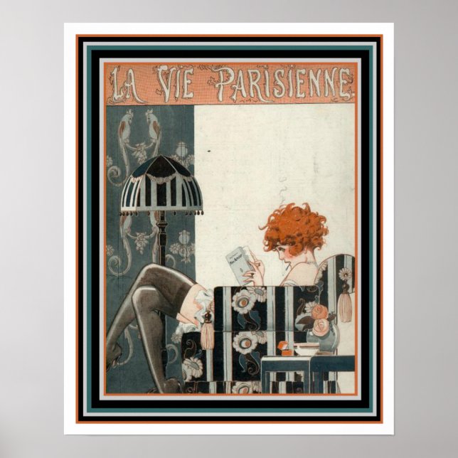 Art Déco La Vie Parisienne 16 x 20 Poster (Devant)
