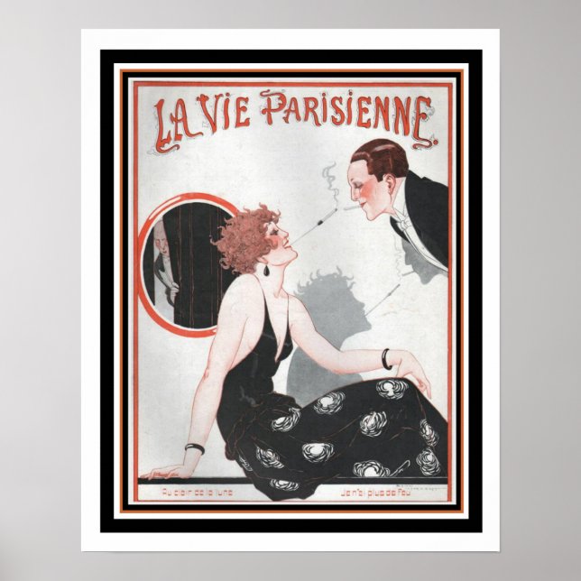 Art Déco La Vie Parisienne 16 x 20 Poster (Devant)