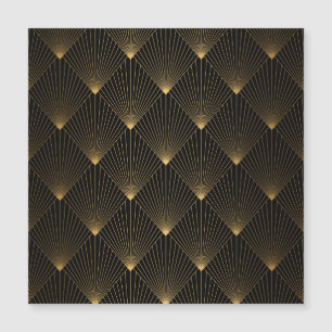 Art Déco : L'élégance de l'or noir.