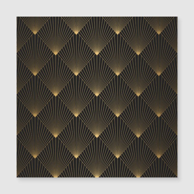 Art Déco : L'élégance de l'or noir. (Devant)