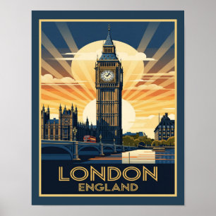 Art Déco Londres Angleterre Big Ben