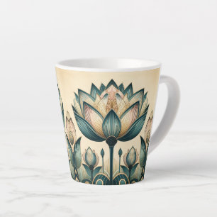 Art Déco Lotus 12oz Mug