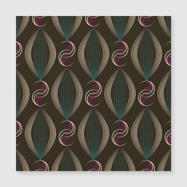 Art déco : motif vintage géométrique. (Devant)