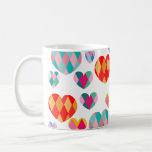 Art Déco Mug de café de Saint-Valentin