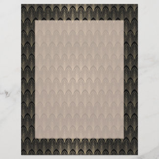 Art déco noir et or