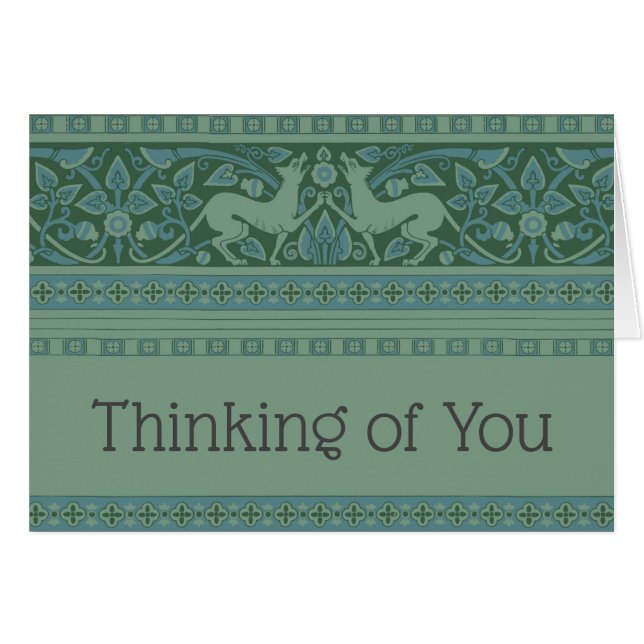 Art Déco Nouveau Chien Nature Motif animal (Devant horizontal)