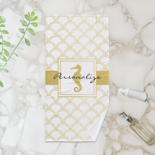 Art Déco Ocean Wave Patten Gold Parties scintillan