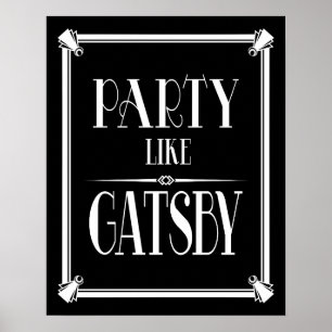 Art Déco PARTY LIKE GATSBY