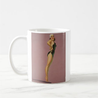 Art Déco Pin up girl ☆ art Vintage Coffee Mug
