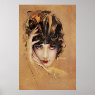 Art Déco - Rolf Armstrong - Fille Glamour