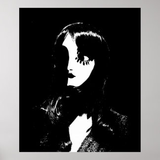 Art Déco - Sin City Style Femme - Noir & Blanc