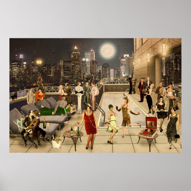 Art Déco Skyline (Devant)