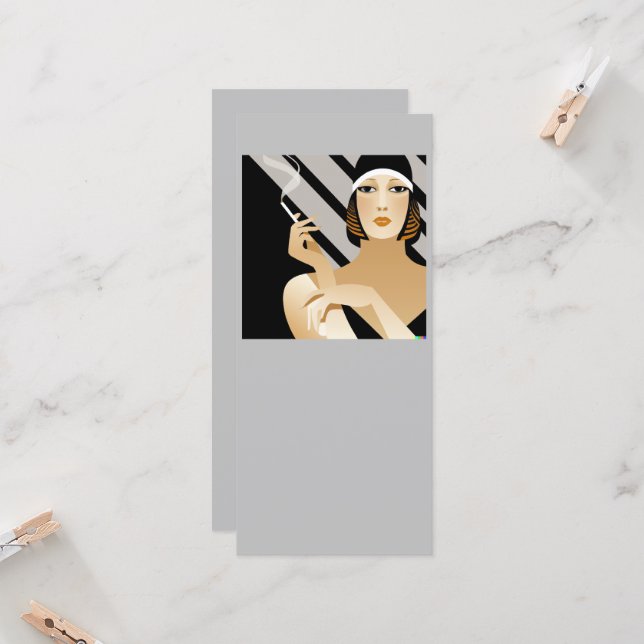 Art déco smoker (Devant/Arrière en situation)