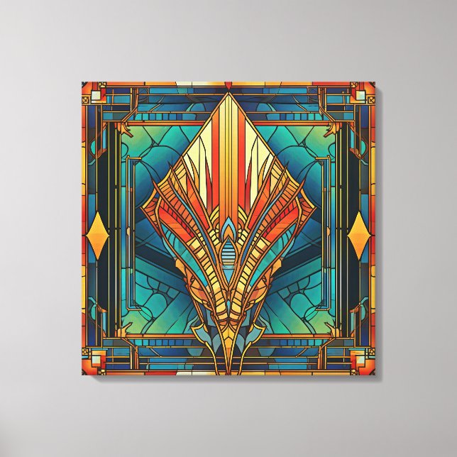 Art déco sur toile (Recto)