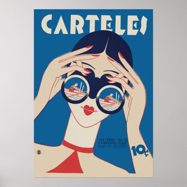 Art Déco vintage - Carteles - Jumelles (Devant)