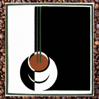 Art Déco vintage, Coupe de Café à la vapeur