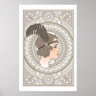 Art Déco Vintage Flapper