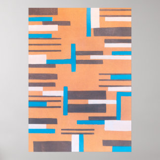 Art Déco vintage jazz pochoir, motif géométrique