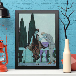 Art Déco vintage La Villa d'Este par George Barbie