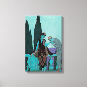 Art Déco vintage La Villa d'Este par George Barbie